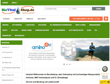 Tablet Screenshot of biovitalshop.de